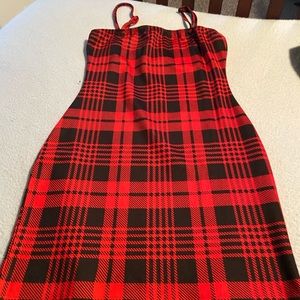 plaid dress